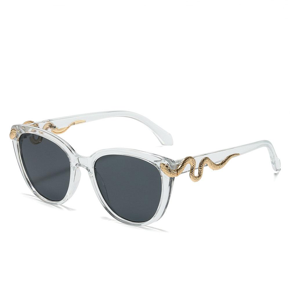 

Vintage Cat Eye Gold Snake Sunglasses Women For Men Sun Glasses Punk Popular Sexy Ladies Luxury Brand Designer Shades Uv400