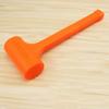 Multifunctional Rubber Mallet 0.5-4LB - Orange Glue-Free Flooring & Wood Installation Hammer(Soft Elasticity,No Adhesive Needed)