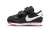 MD Valiant Hook and Loop Low Top Toddler Shoes Black White Red Infant And Toddler CN8560-016