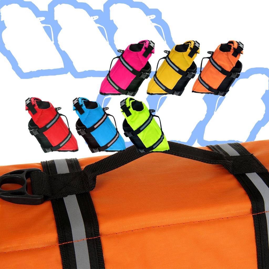 Pet Safety Jackets Waterproof Swimming Life Vest for Small Breeds with Fast Release Fasteners and Reflective Strips