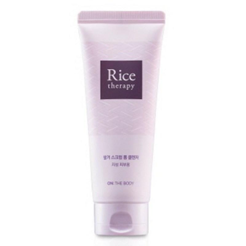 On the Body Rice Therapy Scrub Foam Cleanser, 150ml, 1 Pcs