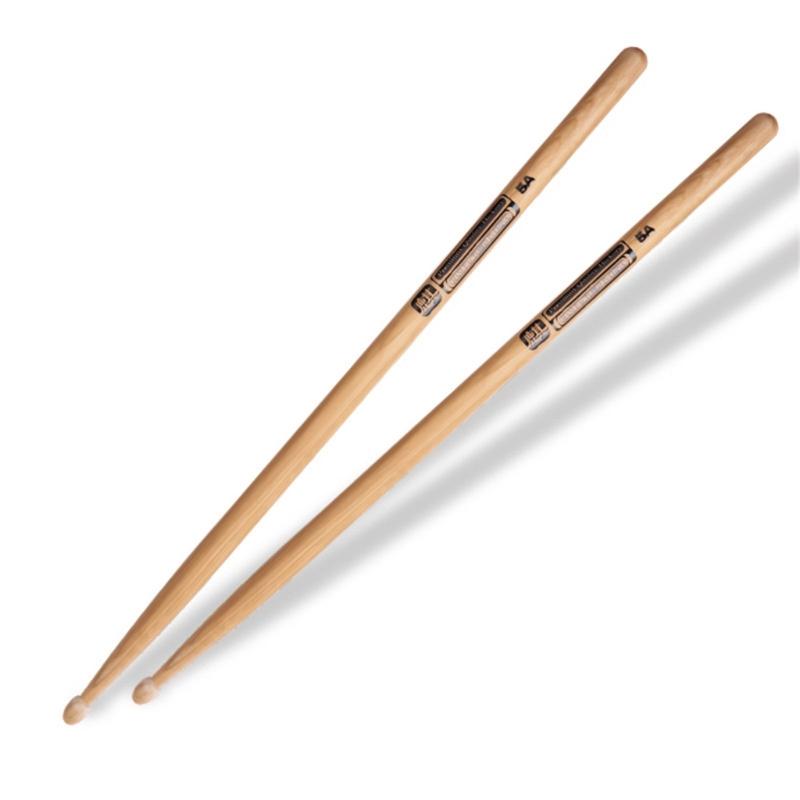 1Pair Walnut Wood Drum Stick Nonslip Grip Practical Drumstick Nonslip Light weight Drumsticks for Comfortable Playing