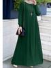 Muslim New Style Dress Women's Clothing Middle East Runway Long Dress Elegant Apparel Fashion