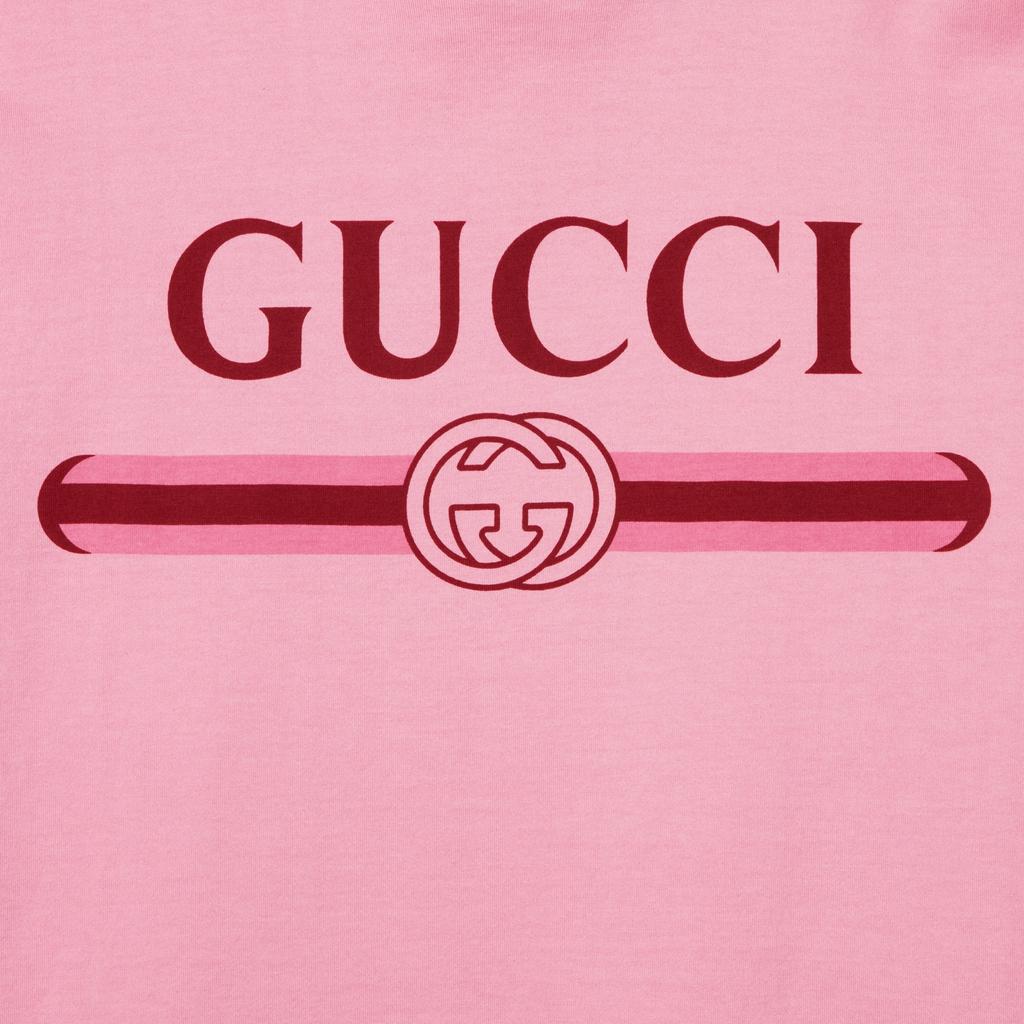 Gucci Logo Printed Jersey T Shirt 796395-XJHDH-5139