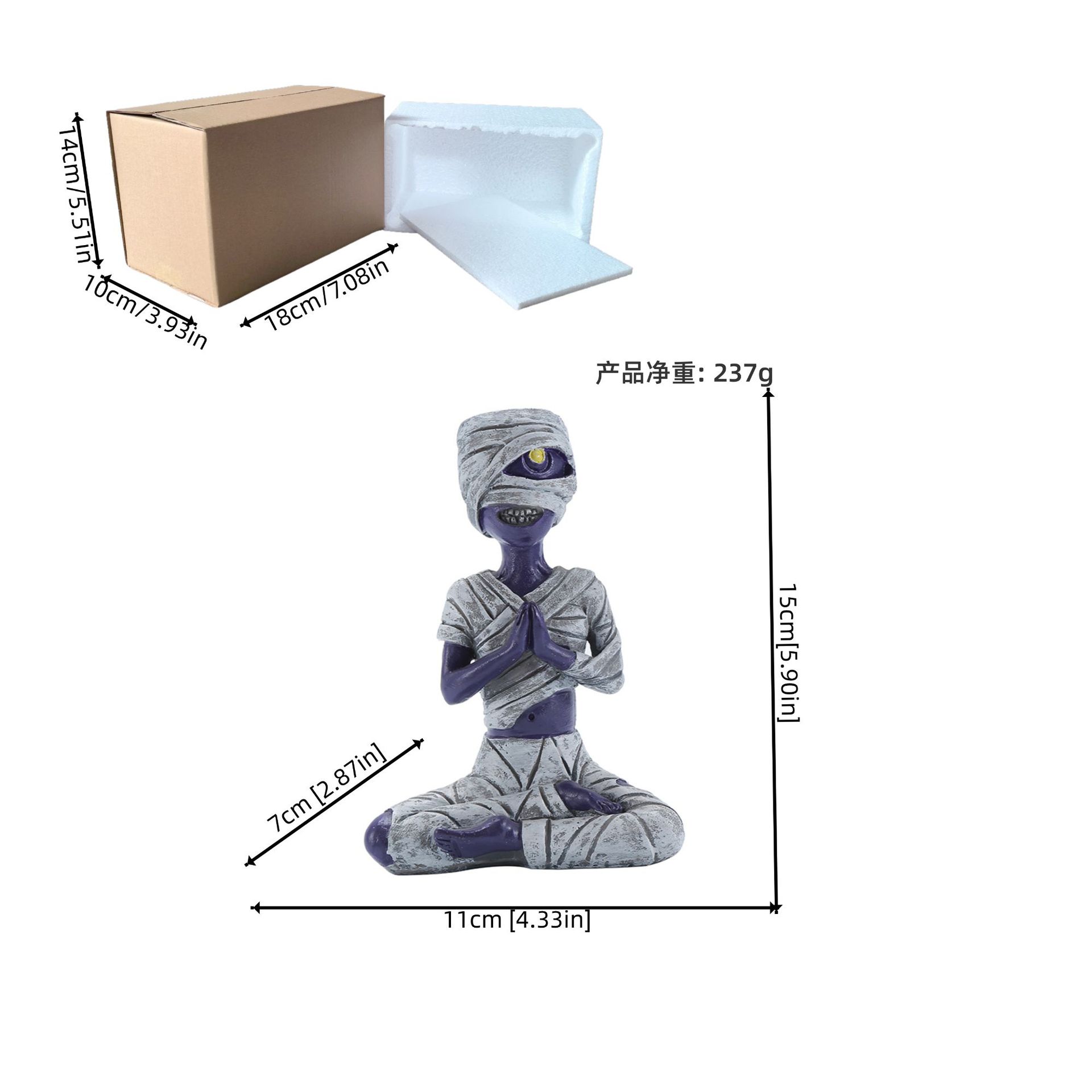 

Хэллоуин Ужас Фигурки Скелетов Хэллоуин Миниатюрная Фигурка Скелета для Йоги Статуэтка Черепа для Садовых Украшений