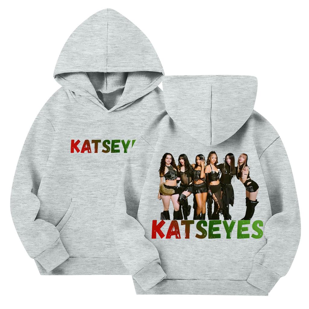 Kids Long Sleeve Pullover Hoodie with Pockets Loose Fit Letter Print Casual Sweatshirt