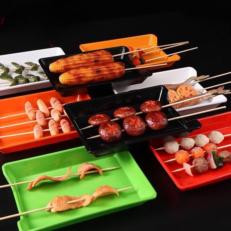 WUHE HC Plastic Serving Tray with Drain Board