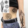 Cross Henna Art Temporary Tattoo Sticker for Arm and Neck