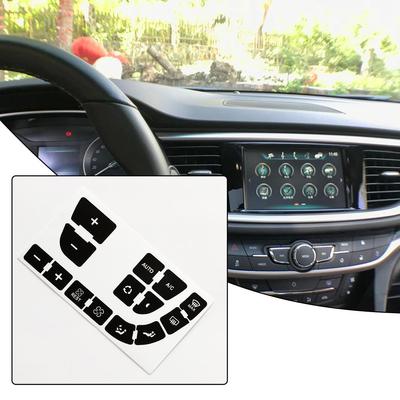 Samolepka na vinylové středové ovládací tlačítko do auta, klimatizace, panel ovládání klimatizace, obložení pro Citroen C4 Grand Picasso