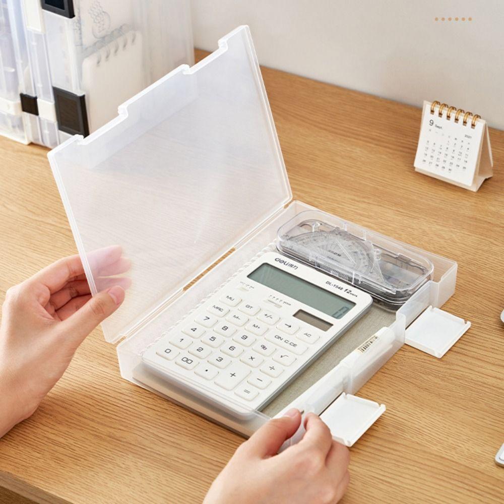 Durable a5 Organize The Box Transparent a4 File Storage Box A4 File Box  Test Paper Classification