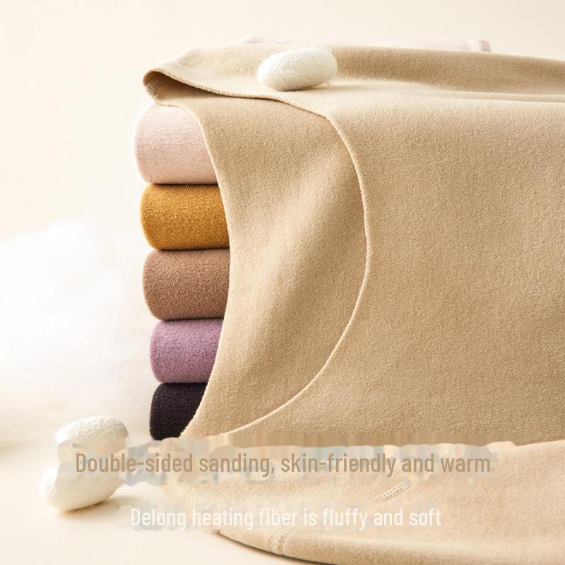 Women's Round Neck Velvet Bottoming Shirt - Winter Plush Seamless Innerwear, Thickened for Warmth