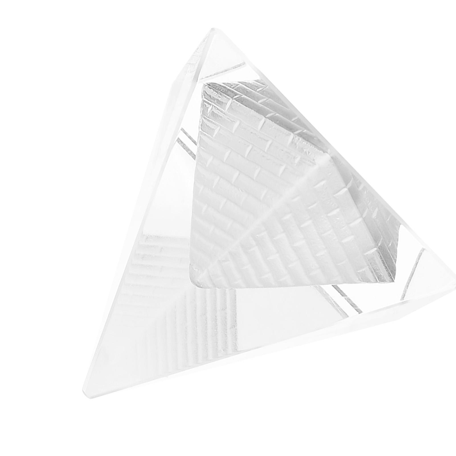 

Хрустальная пирамида Камень Кварц Резьба Фигурки Украшение для дома Предмет интерьера