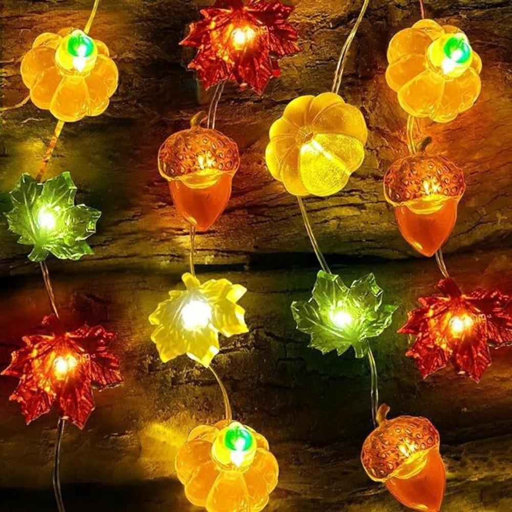 Portable Light LED Pumpkin Light Pumpkin Shaped Fairy Lamp New Copper Wire Lamp Halloween Party