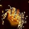 8 Flashing Modes LED Lights Remote Controlled Energy Saving Remote Control Lights Copper Wire Design String Lights