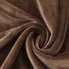 Cover For Chair Narrow Backrest Velvet Plush Thick Brown