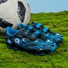 Children's football shoes men's and women's breathable Velcro non-slip TF broken nails competition grass training long nails primary school sports