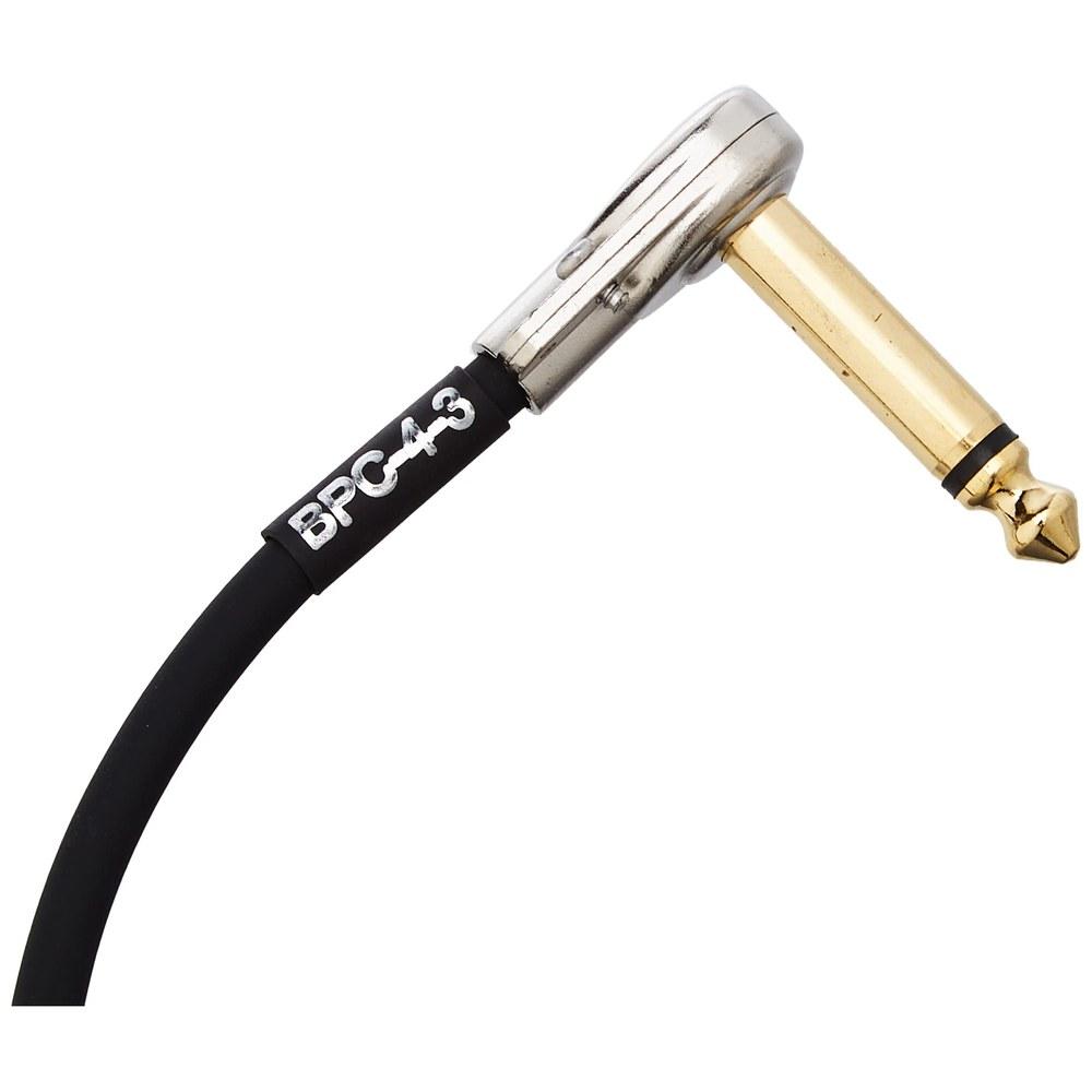 BOSS Patch Cable BPC-4-3 10cm LL Type Space-Saving 24K Gold-Plated Connectors Effect Pedal Effect Board