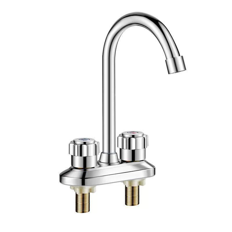 

Grifo de lavabo de cobre frío y caliente con rotación universal para baño