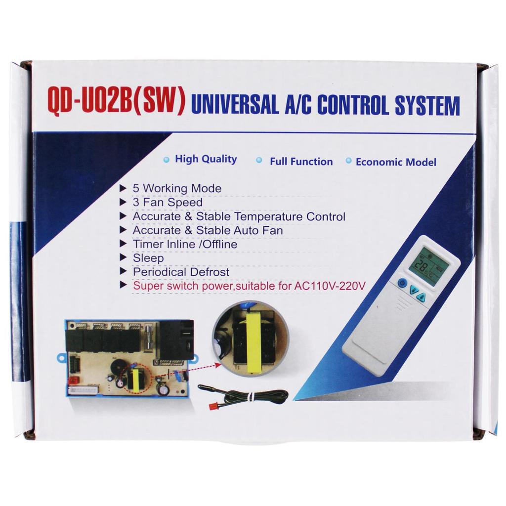 Universelle Klimaanlagen-Steuerplatine mit Zubehör für Zusatzheizung