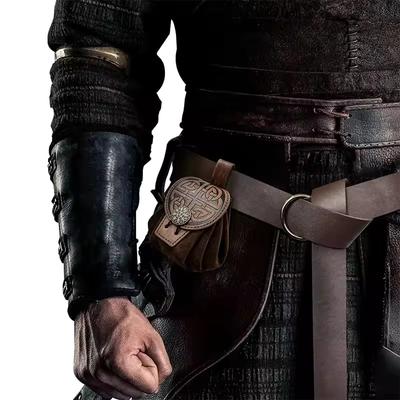 Steampunk Middelalder Punk Stil Lændetasker til Mænd PU Læder Møntpung Hængbar Bælte Taljetaske Trækstrop Hoftebælte Taske Cosplay