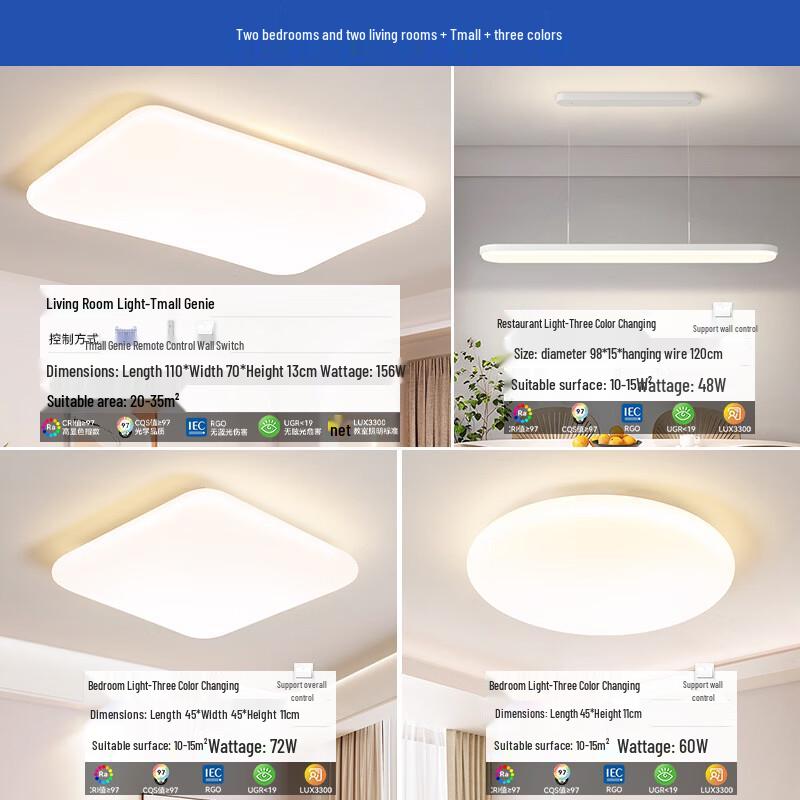 Oeny Eye-Protection Floating Ceiling Lamp