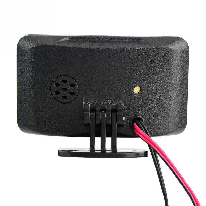 2PCS 12V/24V/36V Car LCD Screen Voltmeter + 10mm Water Thermometer Sensor