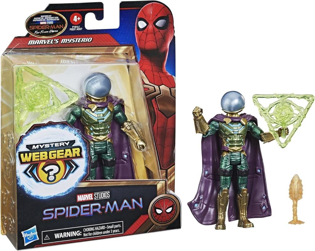 Hasbro Marvel Sem Volta Para Casa Figura de Ação Teia Misteriosa F1914 Autêntico Equipamento do Homem-Aranha/Mysterio