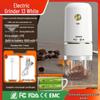 Portable Hand-Crank Coffee Grinder with Foldable Storage for Small Households