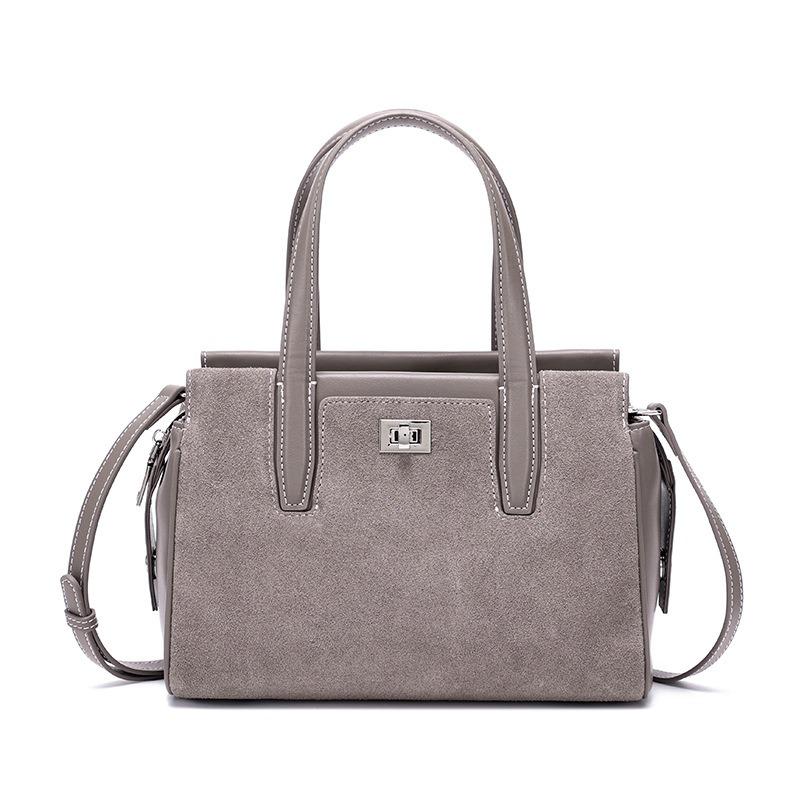 Frosted cowhide autumn and winter new bag genuine leather portable women's bag retro commuter versatile single shoulder messenger bag women