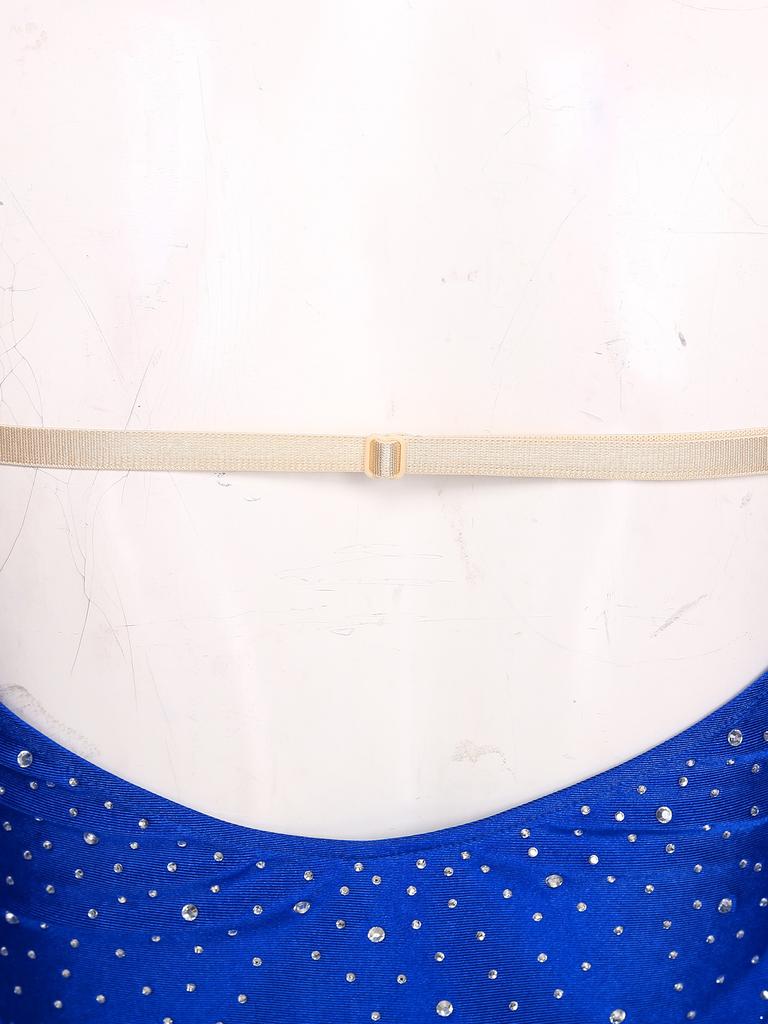 Womens Latin Dance Performance Costume Backless Cutout Design Spaghetti Straps Fringe Rhinestones Dress