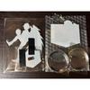 Used Fukuoka Softbank collaboration acrylic stand acrylic key chain can badge