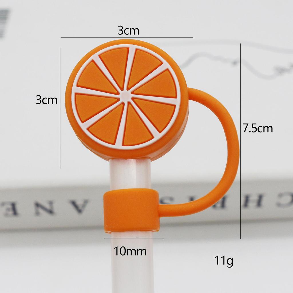 Stanley Water Bottle Silicone Straw Cover with Dust Plug - 10mm Bow Design