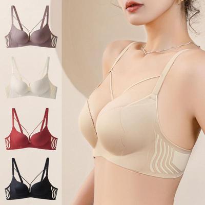 Hochwertiger, sexy, nahtloser Push-up-BH für Frauen mit kleiner Brust - Atmungsaktives, bügelloses Design