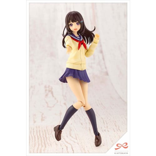 Kotobukiya Sousai Shojo Teien Yuki Madoka [Momozakura High School, Winter Uniform] 1/10 Scale Plastic Model JK001, Approximately 150mm Tall