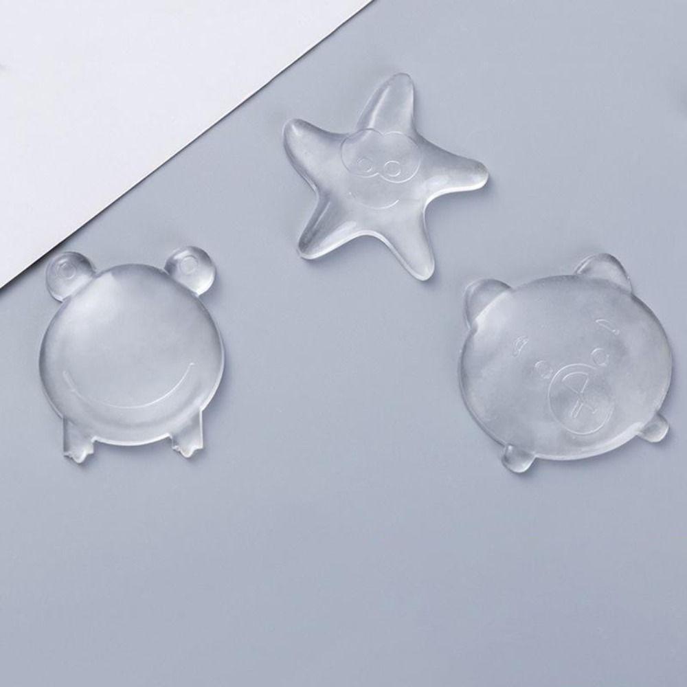 

Дверная ручка Прозрачная дверная ручка Бампер Мягкий силиконовый круглый протектор стены в виде животного Лягушка Дверцы шкафа Упор глушителя Холодильник