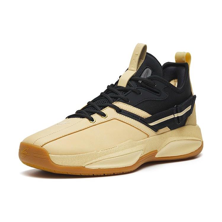 Anta Gh3 De Mu Shock Absorption Non-Slip Wear-Resistant Low-Top Basketball Shoes Men Sneakers Yellow Black 112241103-3