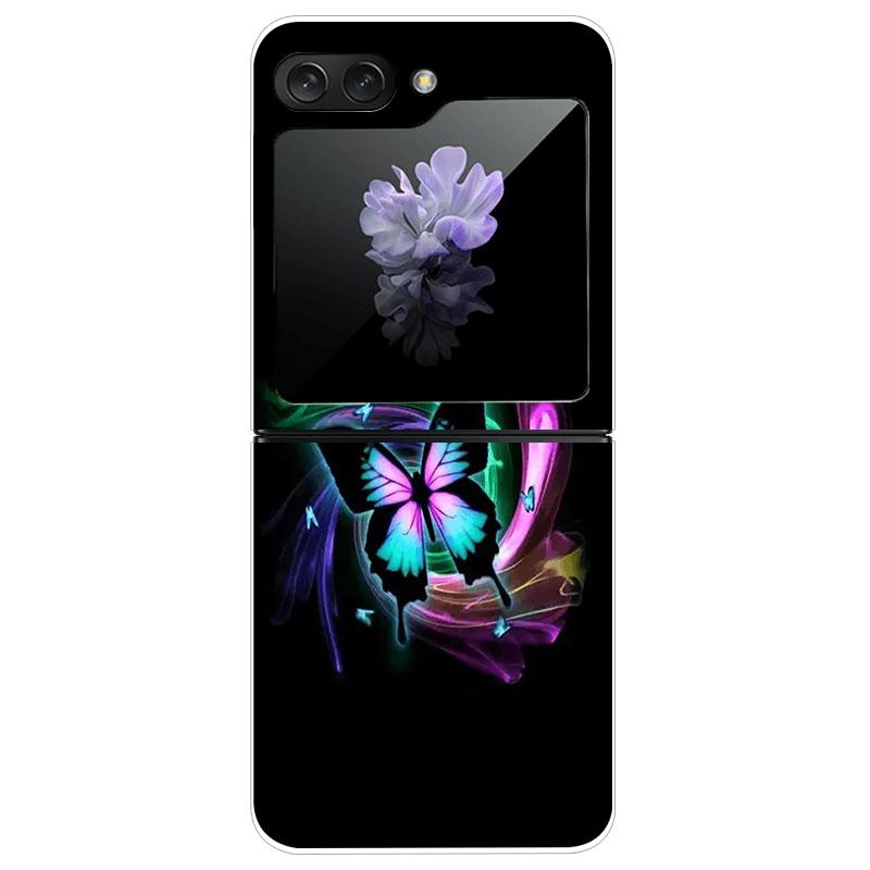 Clear Phone Case For Samsung Galaxy Z Flip7 Fashion Hard PC Silicone Cover For Galaxy Z Flip 7 5G ZFlip7 Transparent Protector