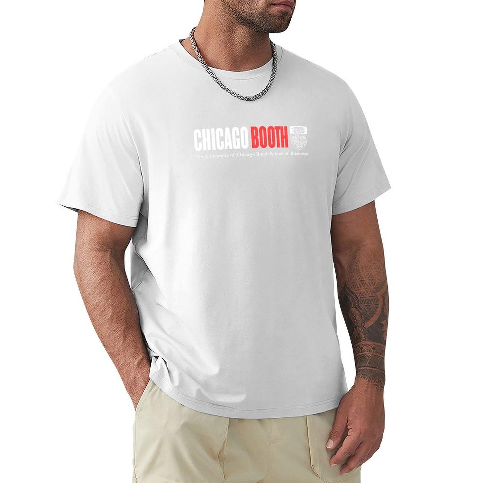 Chicago Booth Tshirt Casual Everyday Short Sleeve Tshirt S