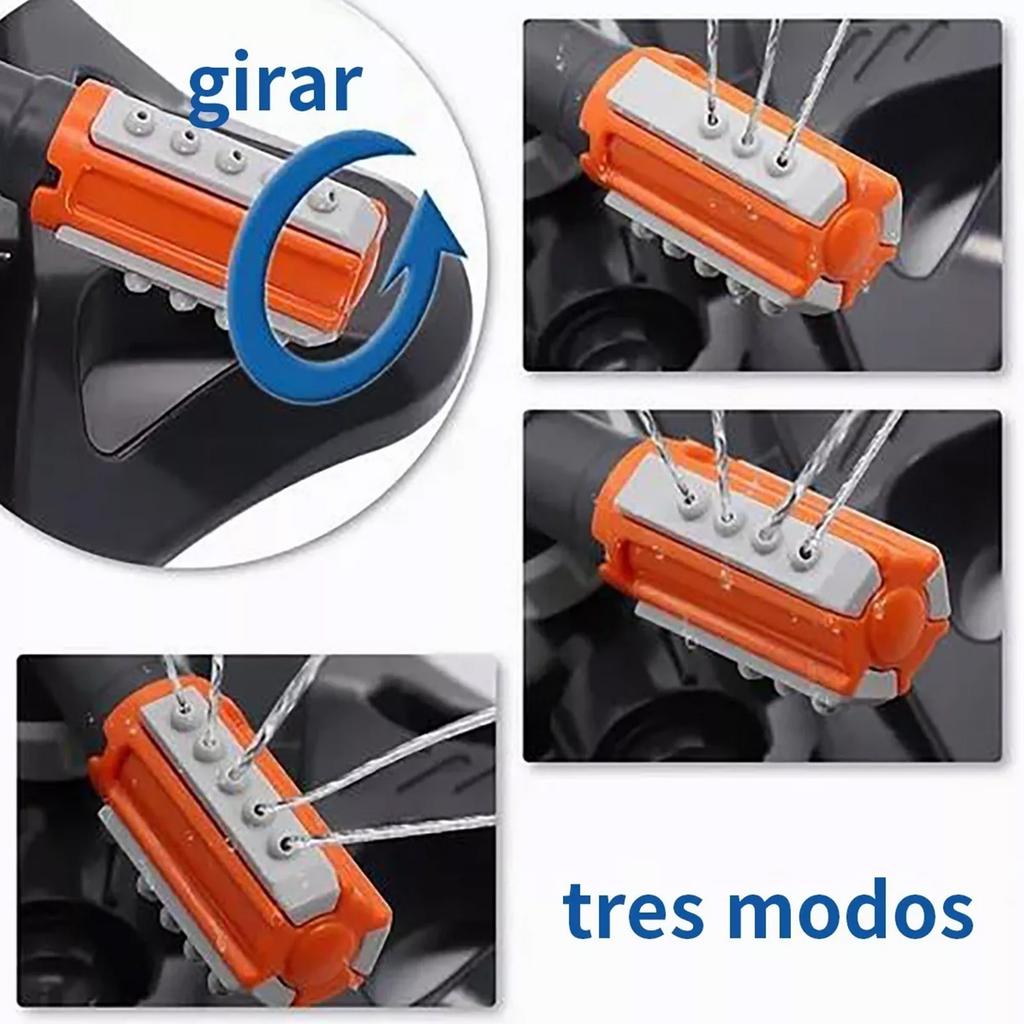 Lawn Sprinkler 3 Arm Nozzles 360 degrees Auto Rotating Irrigation Water Sprinkler for Yard Garden Orange
