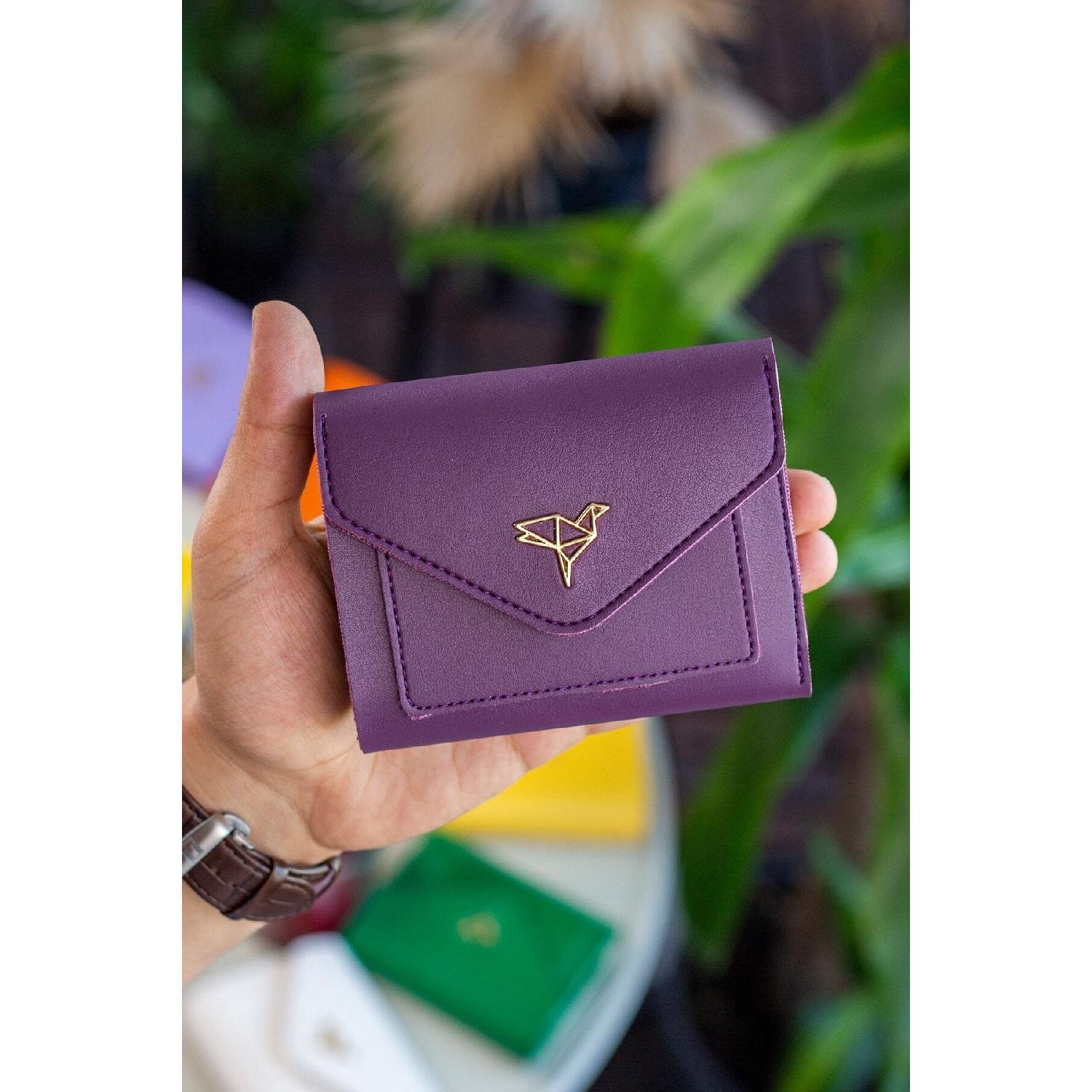 

Жіночий гаманець Columbia Vegan Leather Mini Plum з відділенням для монет і вільною карткою алабама, темно-червоний колір
