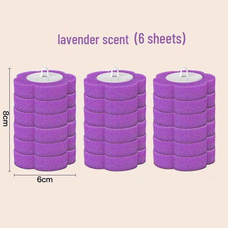 Wall-Mounted Disposable Toilet Brush Set with Replacement Head - No Dead Angle Design for Household Bathroom Cleaning