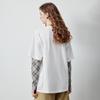 Chuyu Women's Bohemian Patchwork Long-Sleeve T-shirt