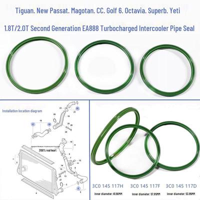 Dichtungsring für Turbo-Ladeluftkühlerrohr für VW Magotan, CC, Tiguan, Passat (Teil 3C0145117H F D)