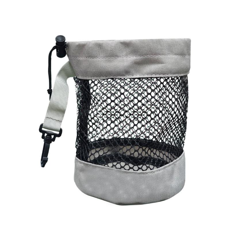 MultiPurpose Golf Ball Storage Bag Nylon Mesh Pouch Golf Carry Bag Organizer for Gym, Shower, Washing Toy, Diving