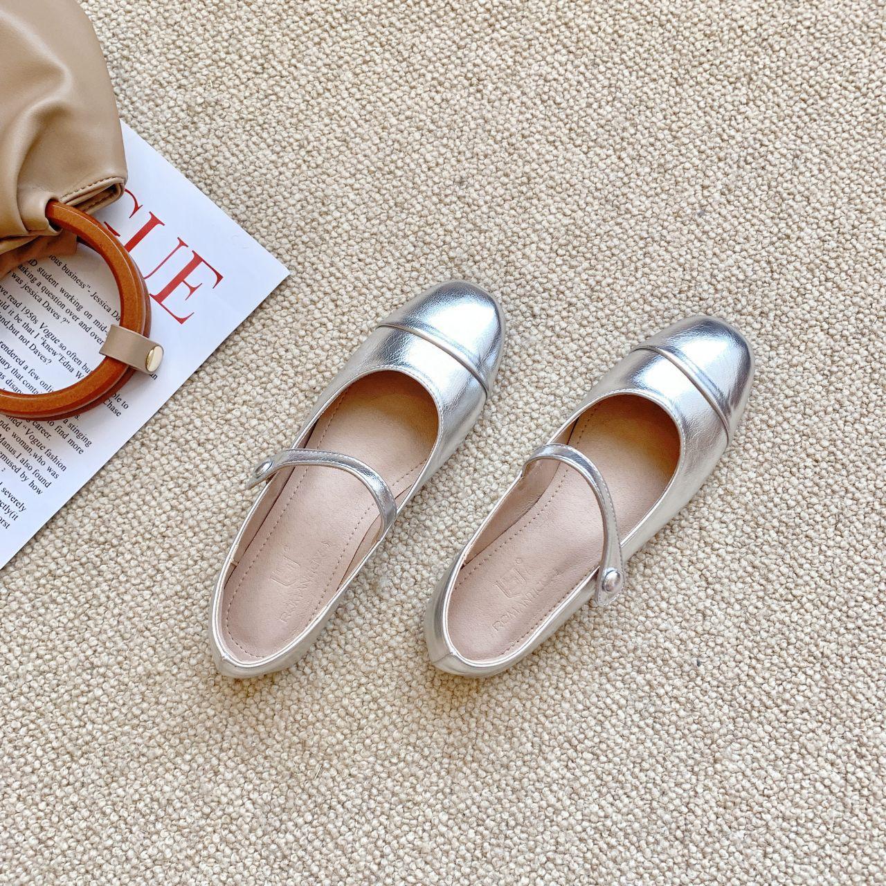 

Французские ретро-туфли Мэри Джейн 2024 года, летние новые стильные модные универсальные удобные туфли на плоской подошве и платформе 40