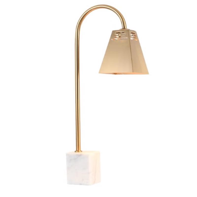 Desktop Buffet Food Warming Lamp with Square Cover