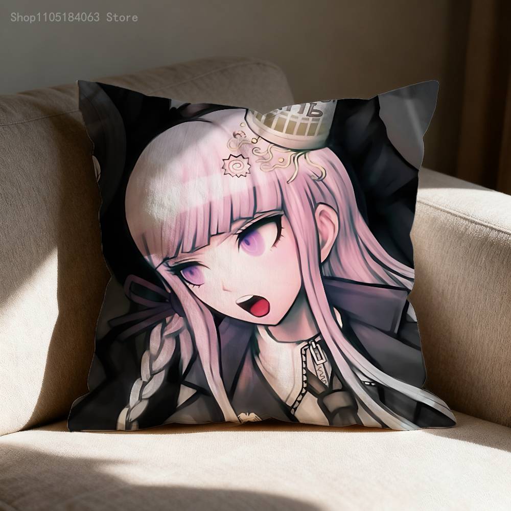 K-Kyoko K-Kirigiri Pillowcases Bedroom Living Room Sofa Home Decor Polyester Cushion Cover with Zipper