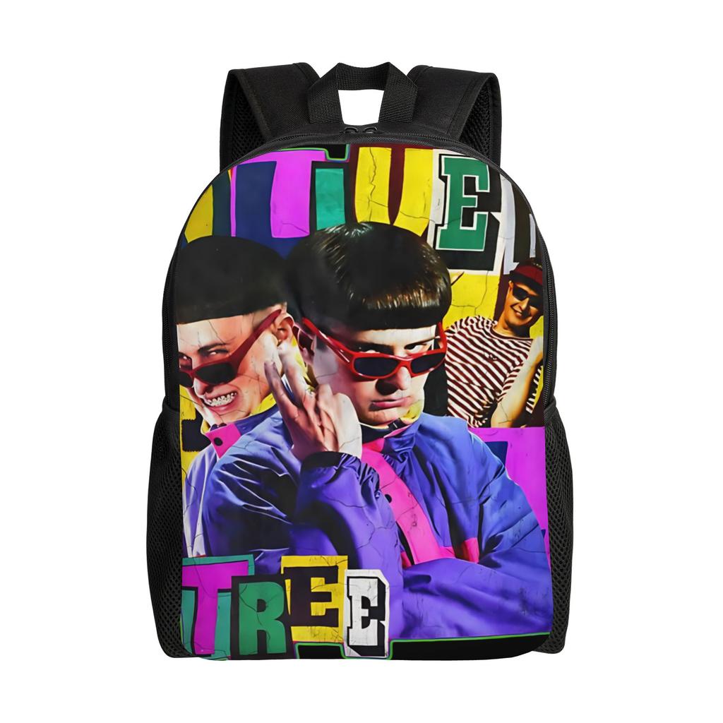 Pink Oliver Tree American Singer Backpack for Men Women Cool Student Work Daypack College Canvas Bags with Pocket