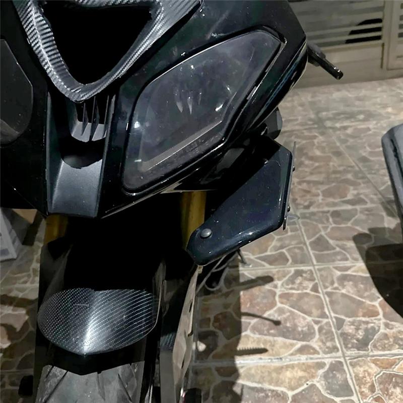 A51K-Motorcycle Side Fairing Panel Cover Downforce Spoiler For BMW S1000RR 2010-2018 Accessories