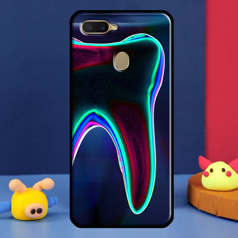 Dentist Dental Dent Tooth For Oppo A54 A57 S A78 A58 A98 A5 A9 A91 A15 A16 A17 A52 A72 A76 A96 A74 A94 A77 Phone Case